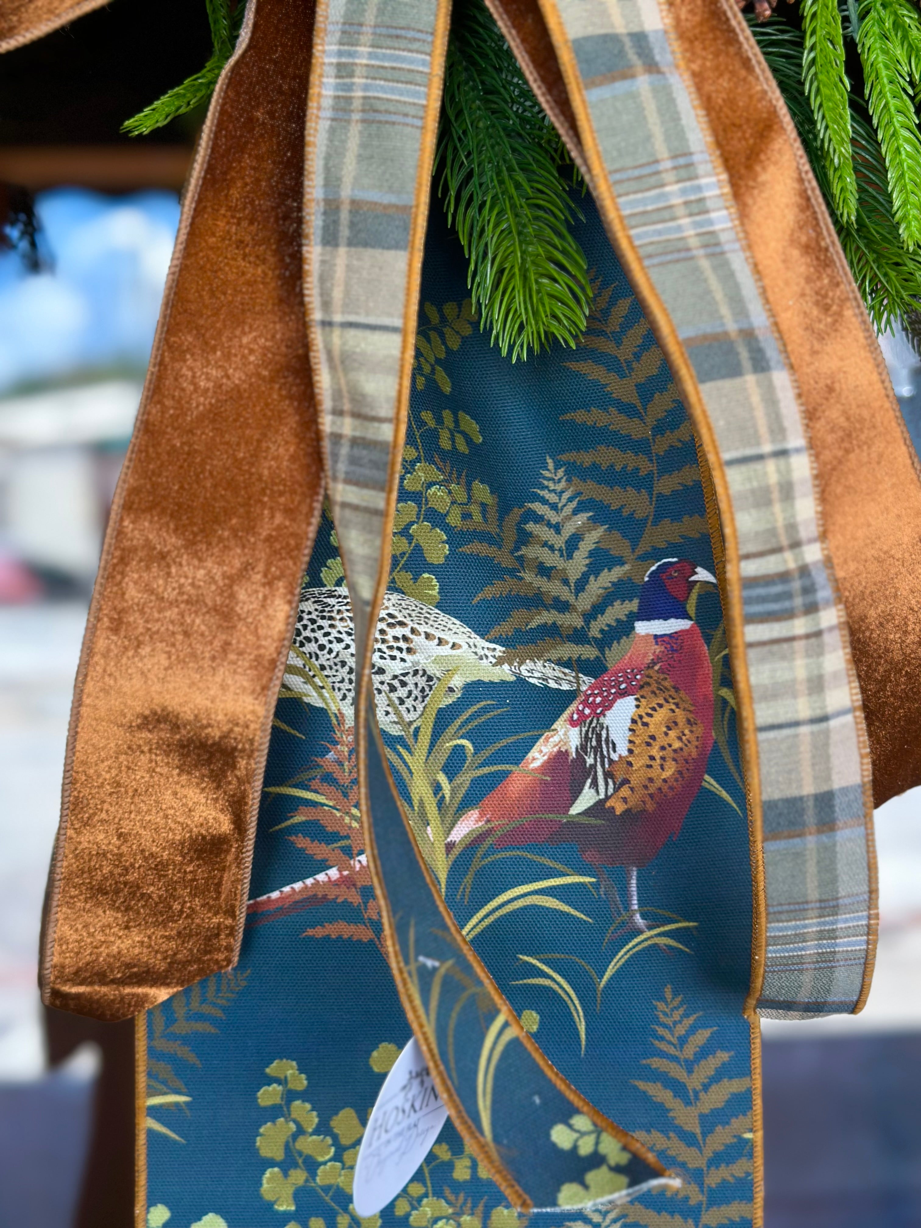 Pheasant Banner Swag