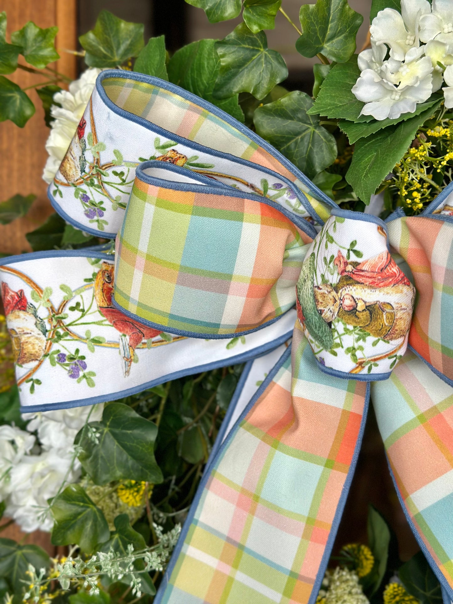 Mr. Jeremy Fisher & Mrs. Rabbit Bow