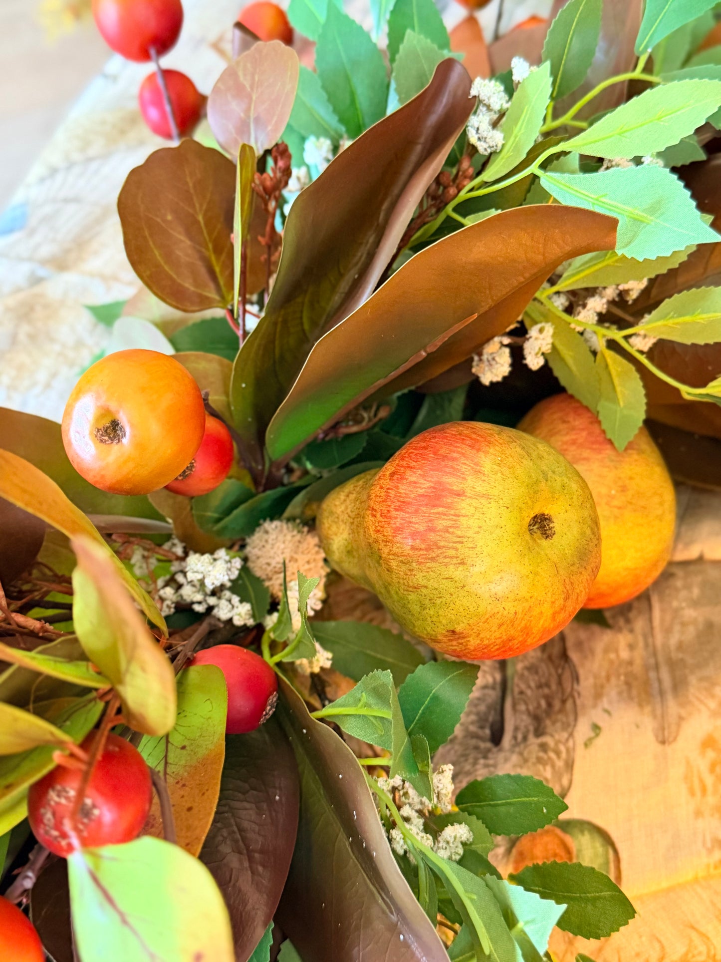Crabapple magnolia centerpiece