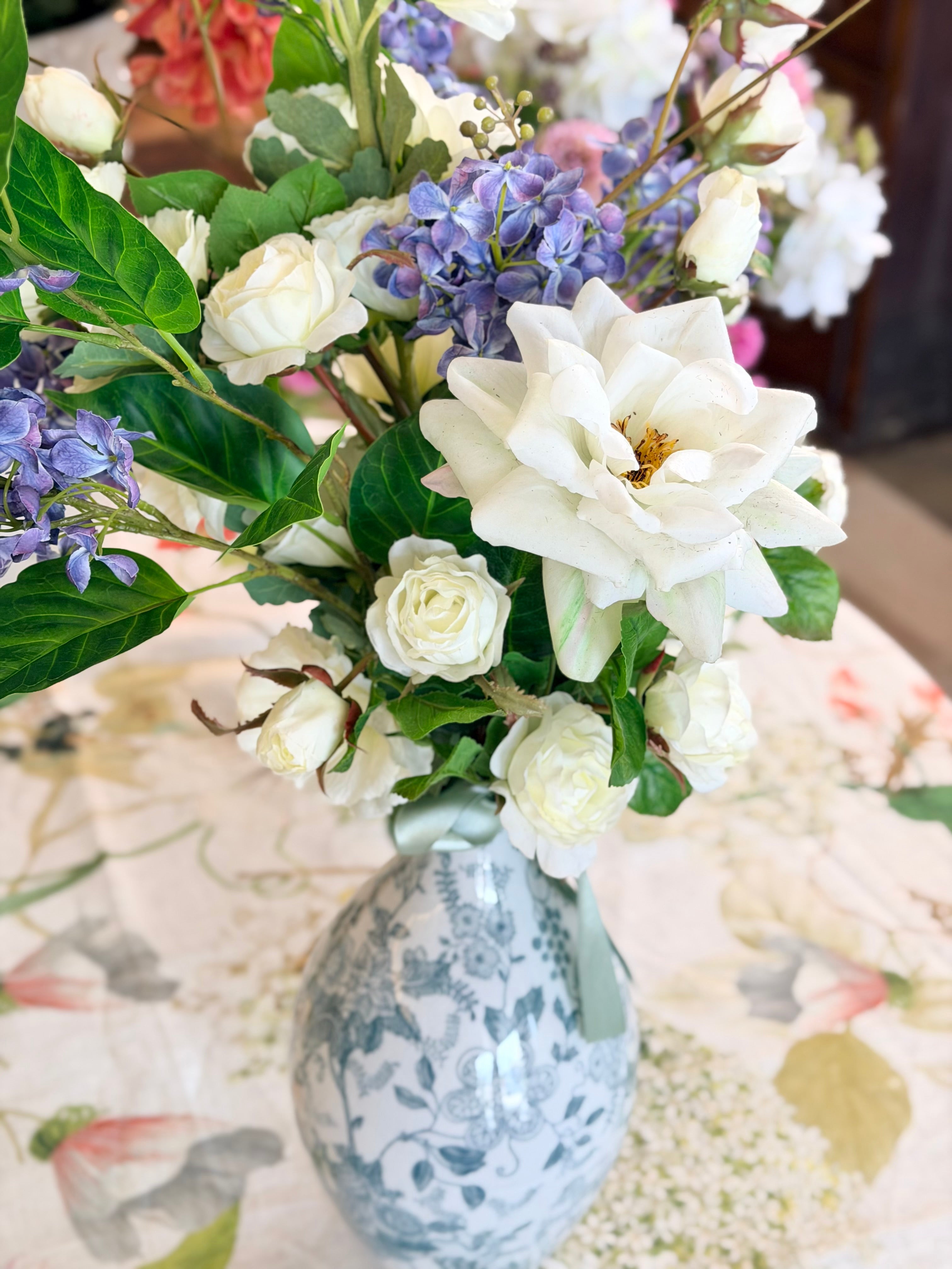 Rose & Hollyhock Bouquet