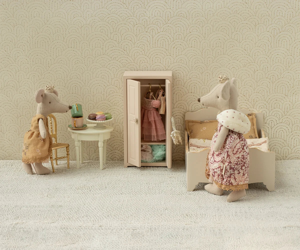 Maileg Bed, Mouse - Off white