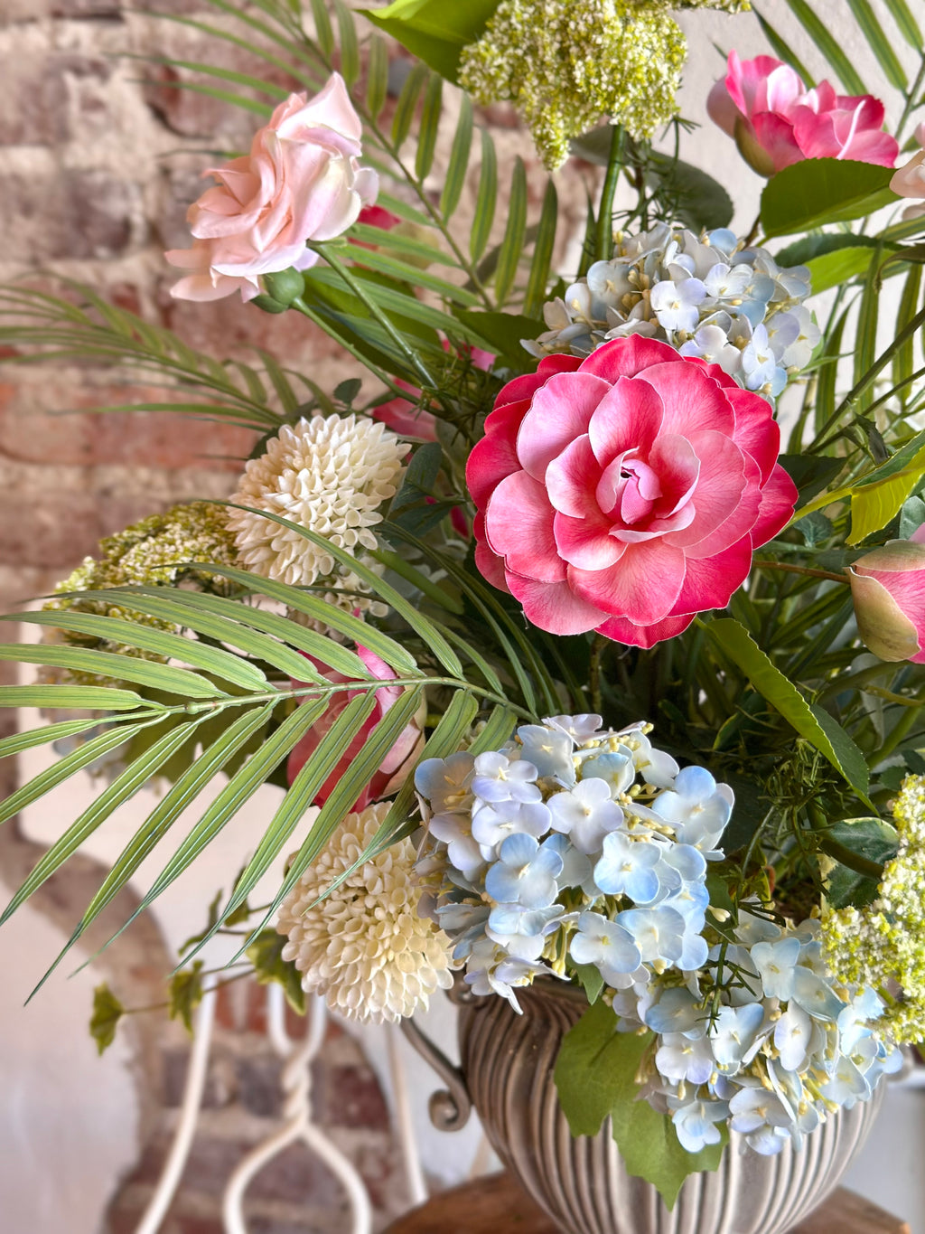 Scabiosa Dill & Camellia Arrangement