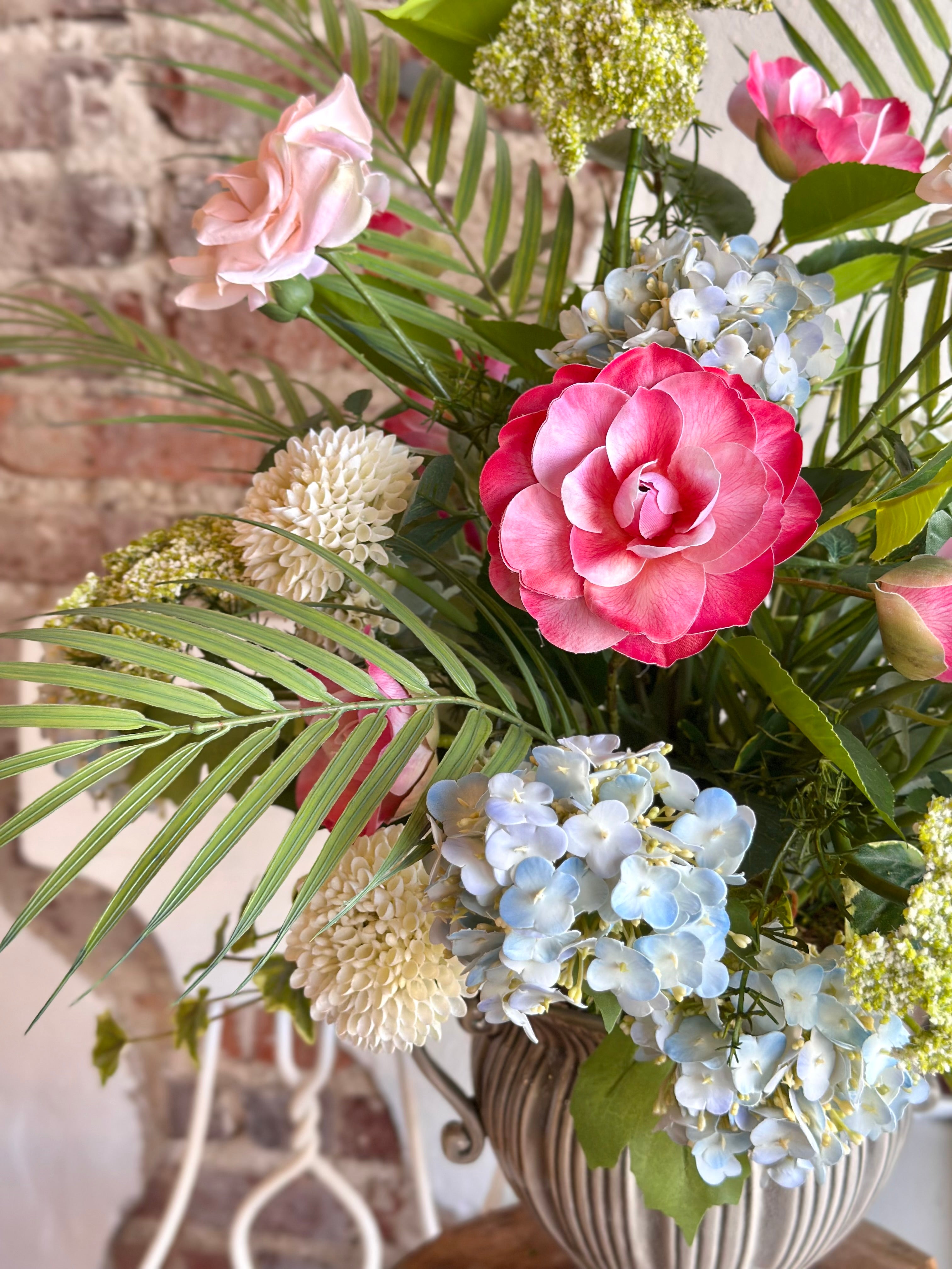 Scabiosa Dill & Camellia Arrangement