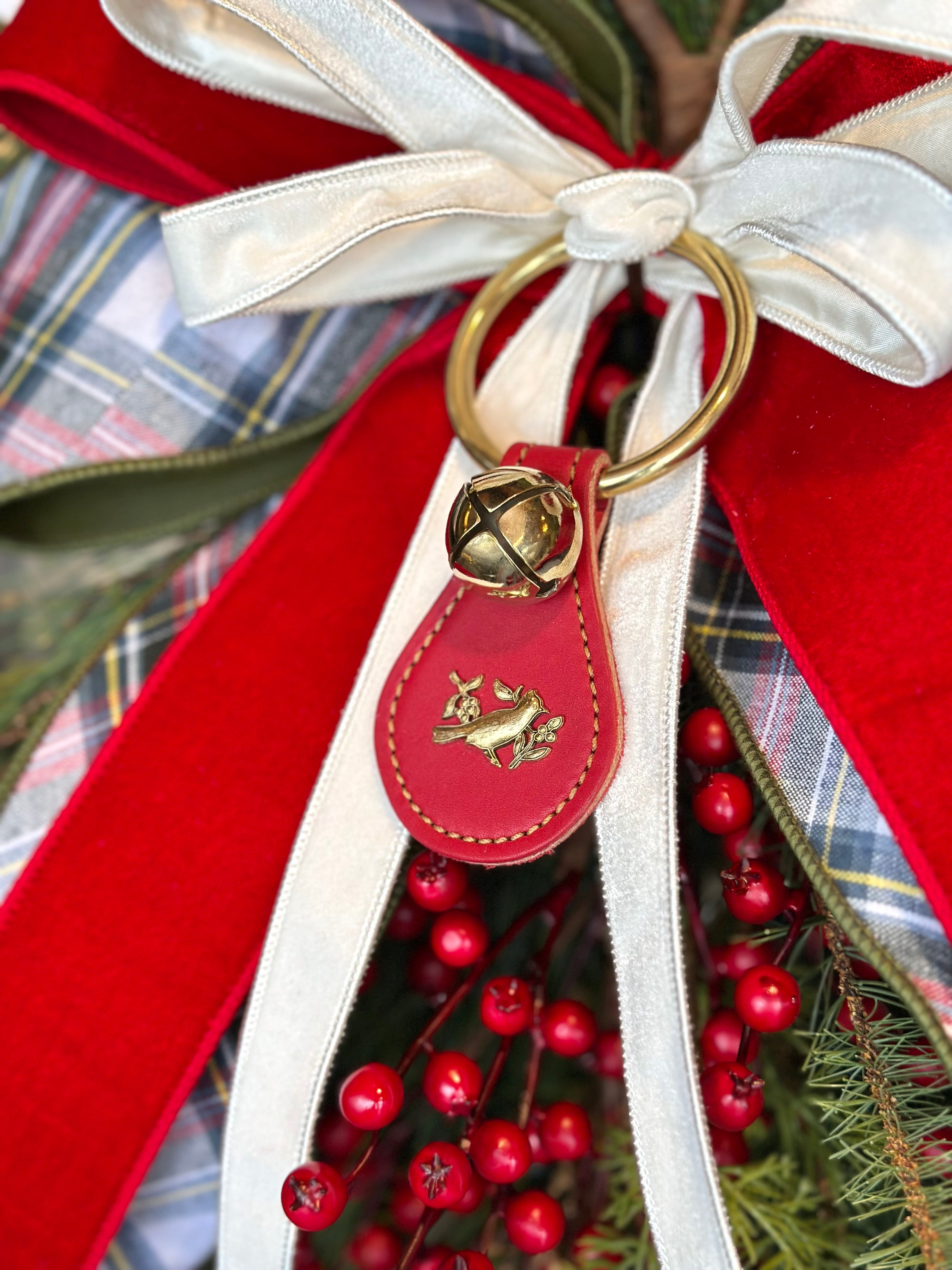 Cardinal Bell Noble Fir Swag