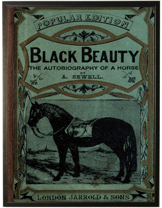 Vintage Artwork "Black Beauty" 18 X 24
