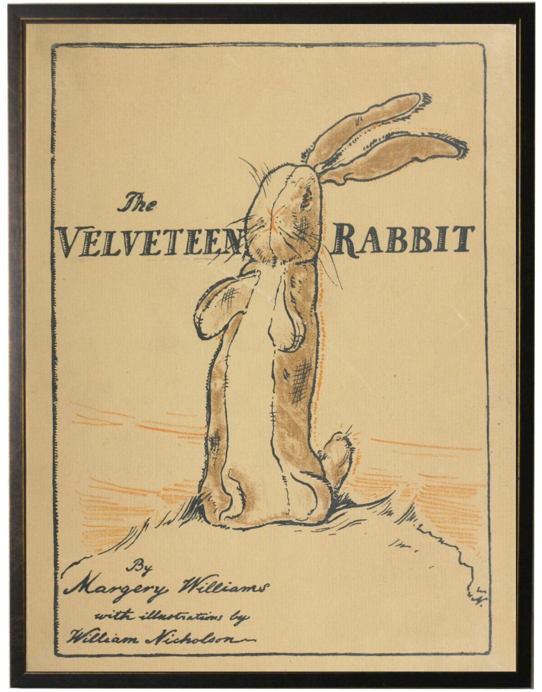 Vintage Artwork "The Velveteen Rabbit" 8 X 10