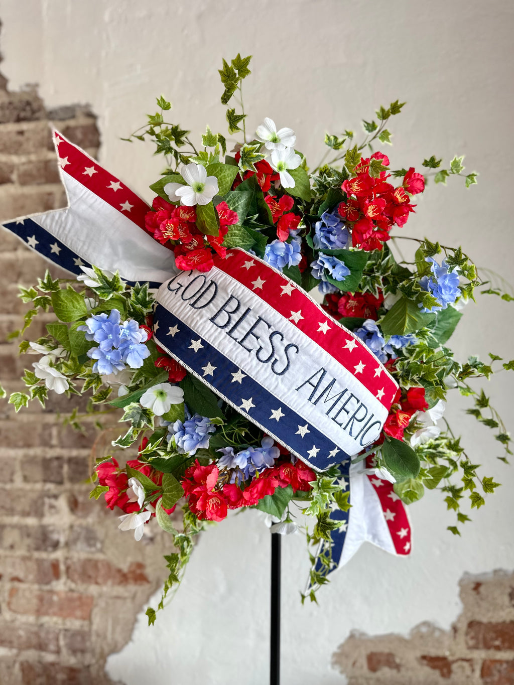 God Bless America Wreath