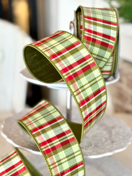 2.5" CHRISTMAS PLAID