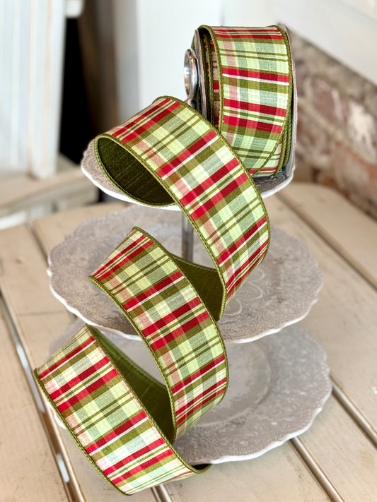 2.5" CHRISTMAS PLAID