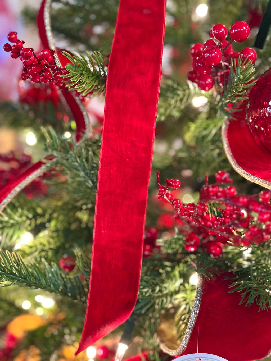 1.5”x10 Yards- Classic Red Sued (SOLD BY ROLL!)