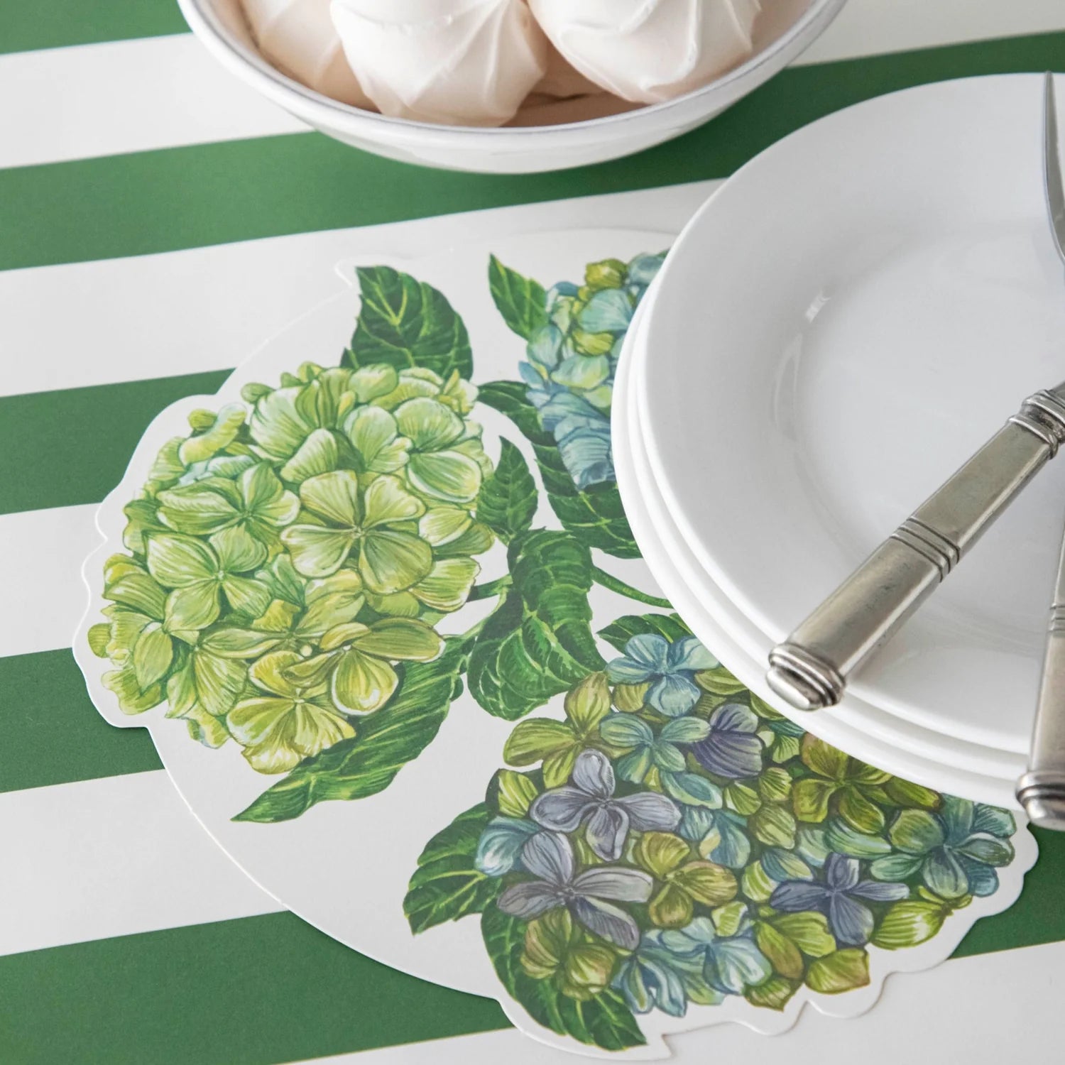 Hester & Cook Hydrangea Serving Papers