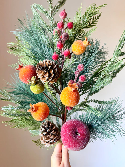 30" Iced Mixed Fruit Spray