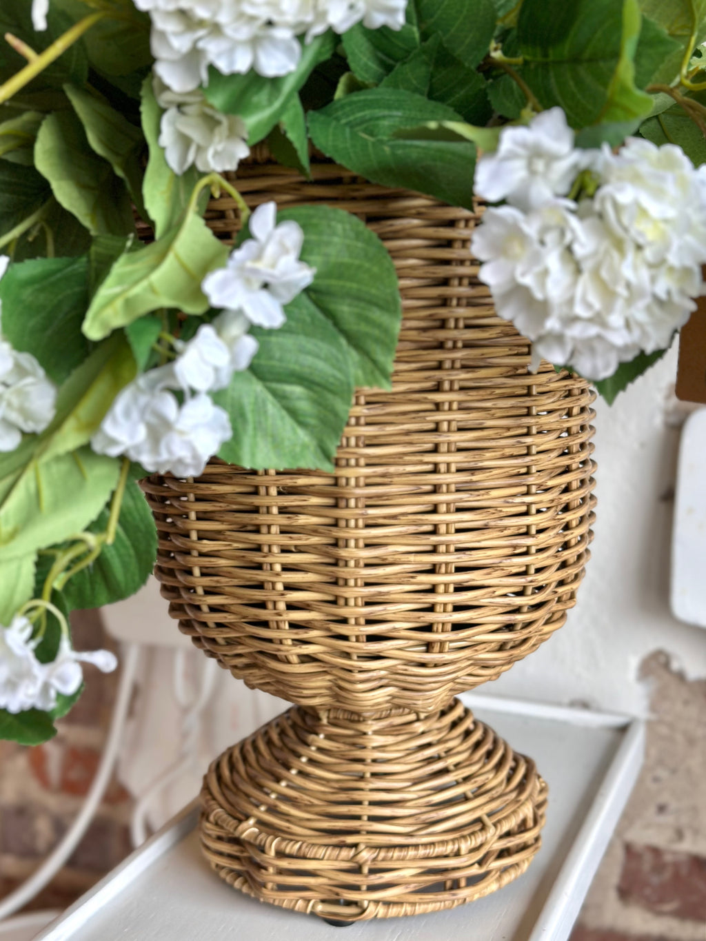 UV White Potted Hydrangea