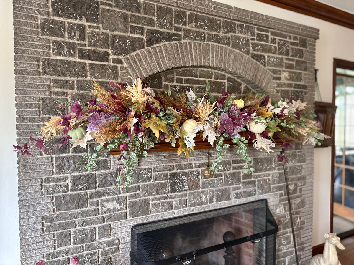 Fall Colors and Gourds Arrangement