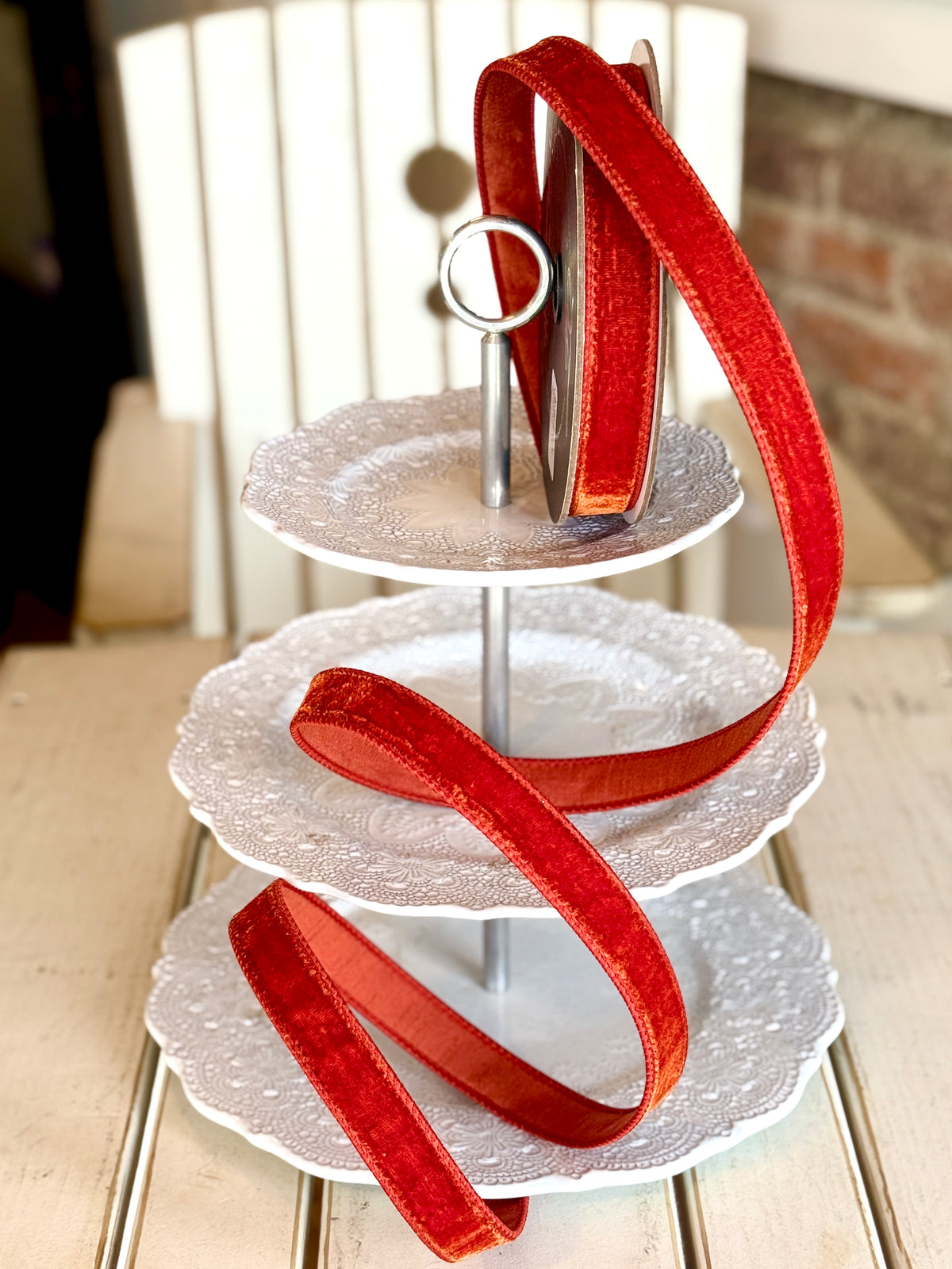 1” Velvet, Cinnamon, SOLD BY THE YARD