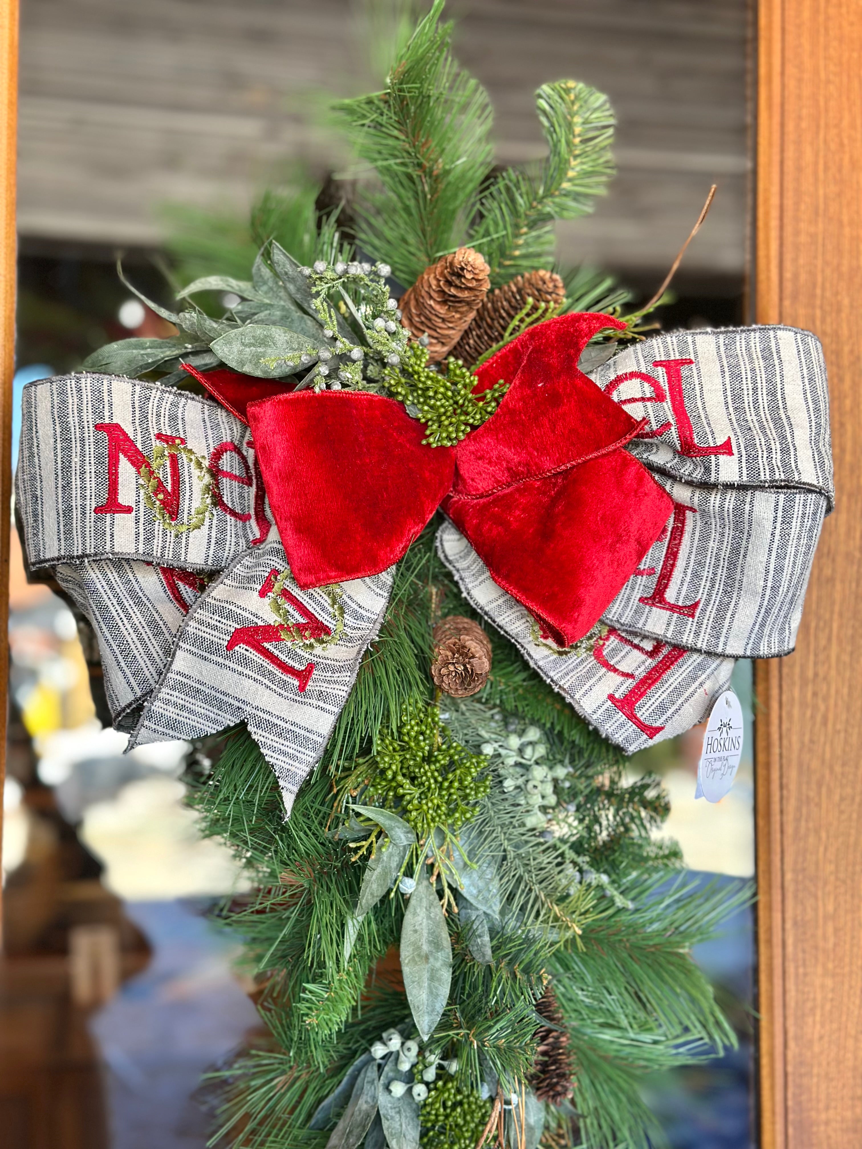 Noel Mixed Laurel Swag