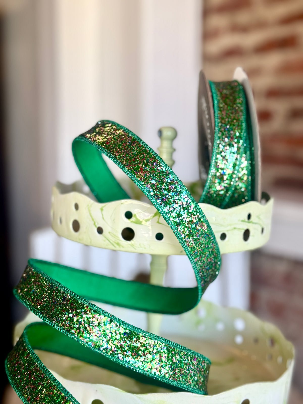 1” Confetti Glitter, SOLD BY THE YARD