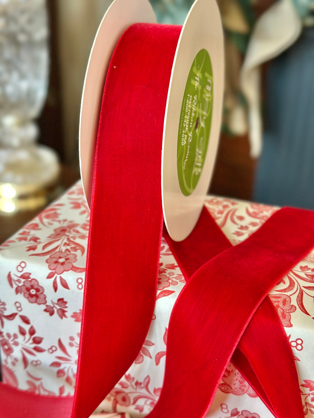 1.5” Wide, Classic Red Velvet