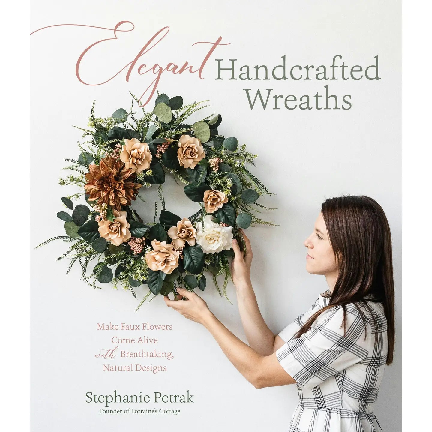 Elegant Handcrafted Wreaths with Faux Flowers