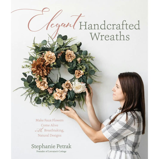 Elegant Handcrafted Wreaths with Faux Flowers