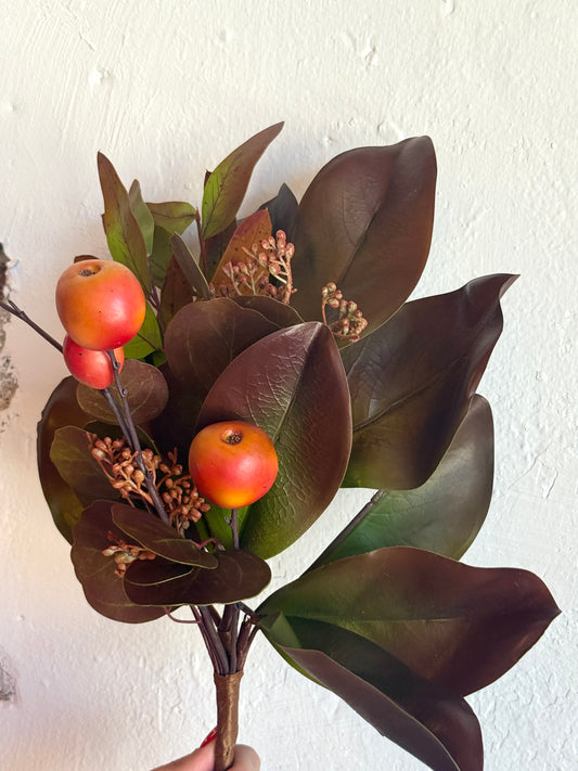 18" FALL MAGNOLIA & CRABAPPLE SPRAY