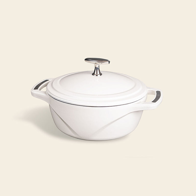 USA Enamel™ 3 Qt. Enameled Cast Iron Dutch Oven, Cloud Nine