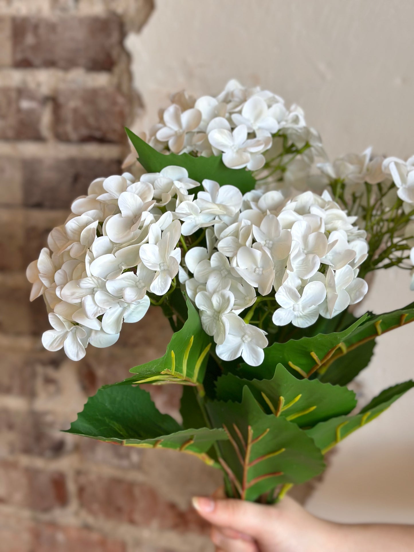 22" Natural Touch Garden Hydrangea Bush