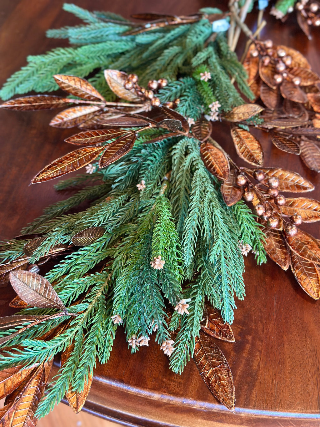 28” Natural Touch Hemlock Spray