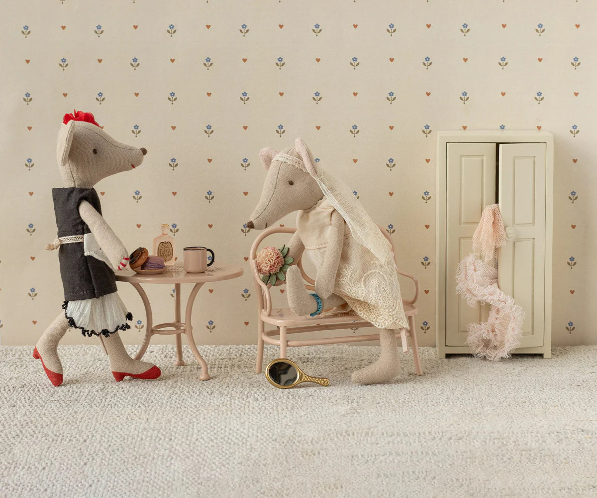 Maileg- Wedding dress, Mum mouse