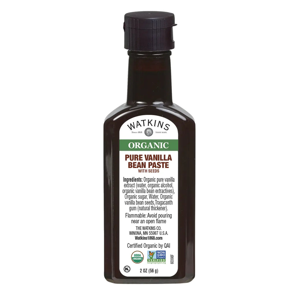 Watkins Organic Pure Vanilla Bean Paste- 2 oz