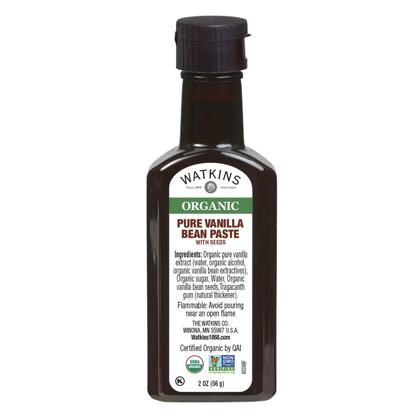 Watkins Organic Pure Vanilla Bean Paste- 2 oz