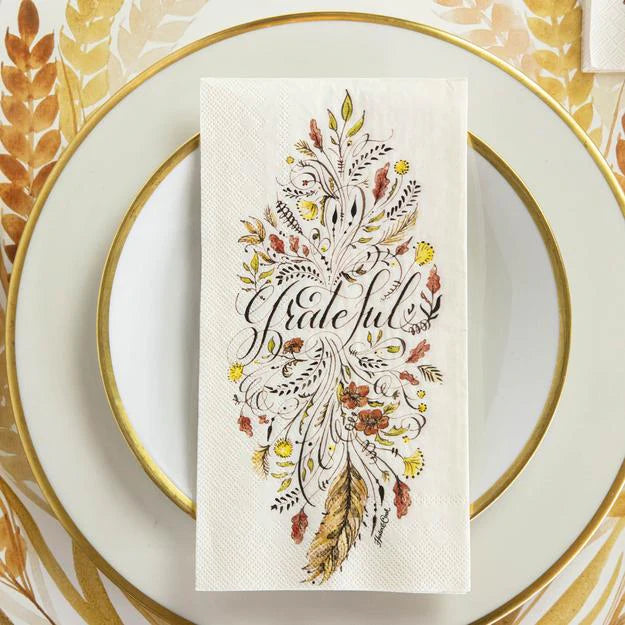 Hester & Cook “Grateful” Guest Napkin
