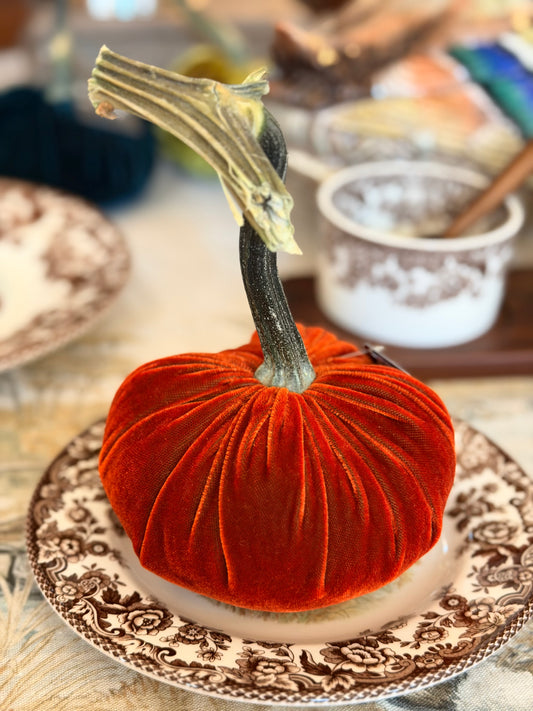 5" Velvet Pumpkin (Silk Options)