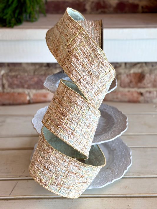 4" SWEETHEART TWEED- LIGHT BLUE
