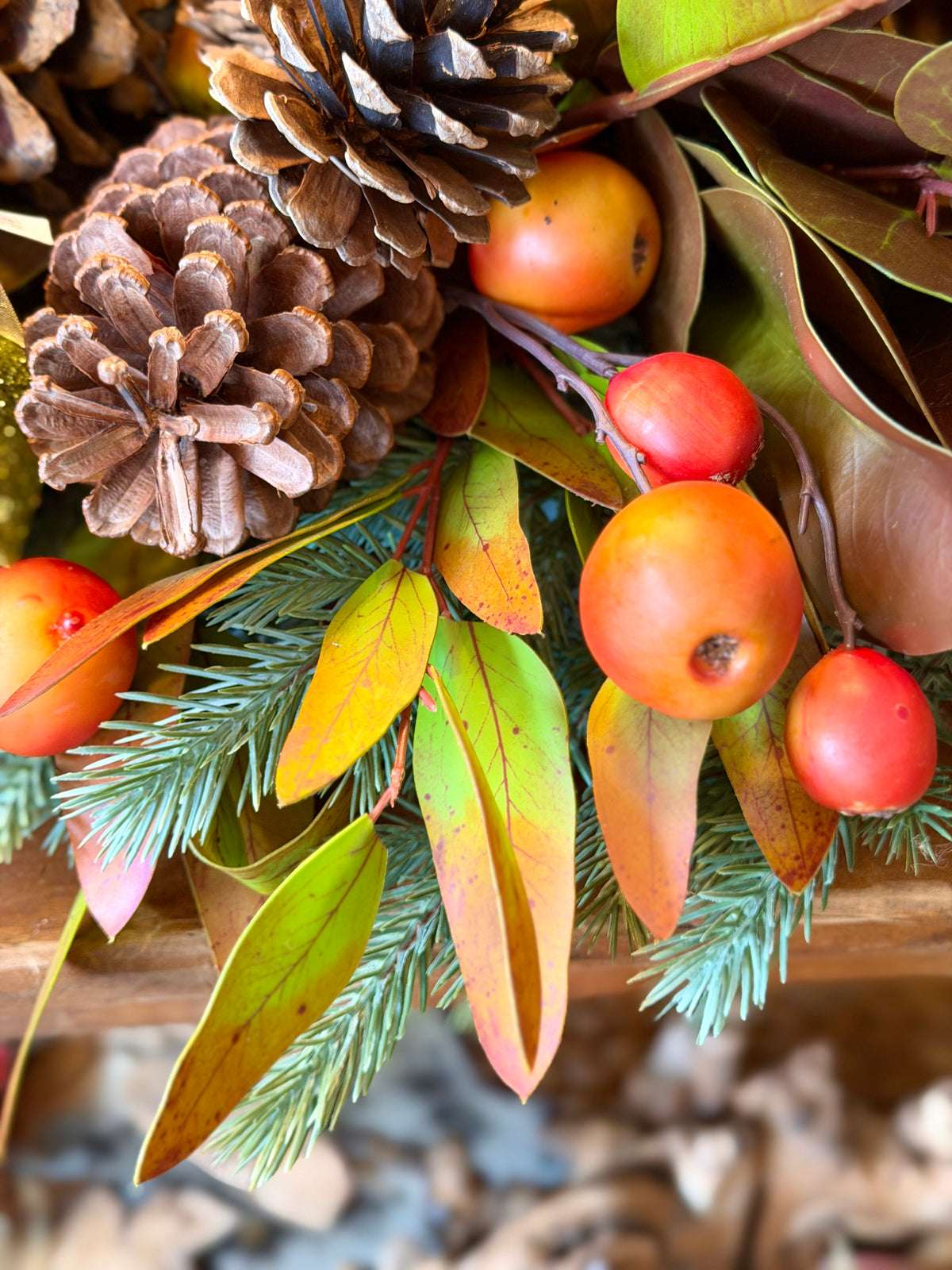 Crabapple & Pomegranate Centerpiece