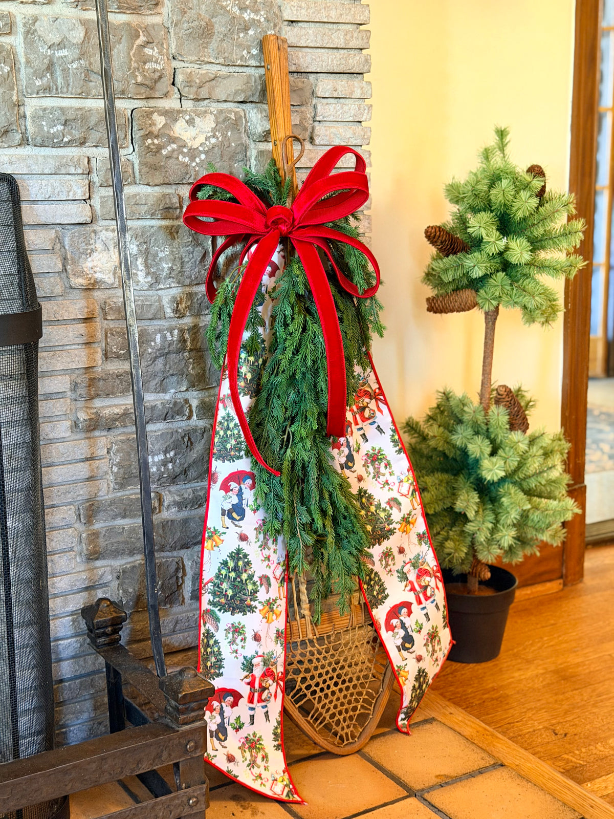 Snowy Days ~ Merry Little Christmas Vintage Design Pair