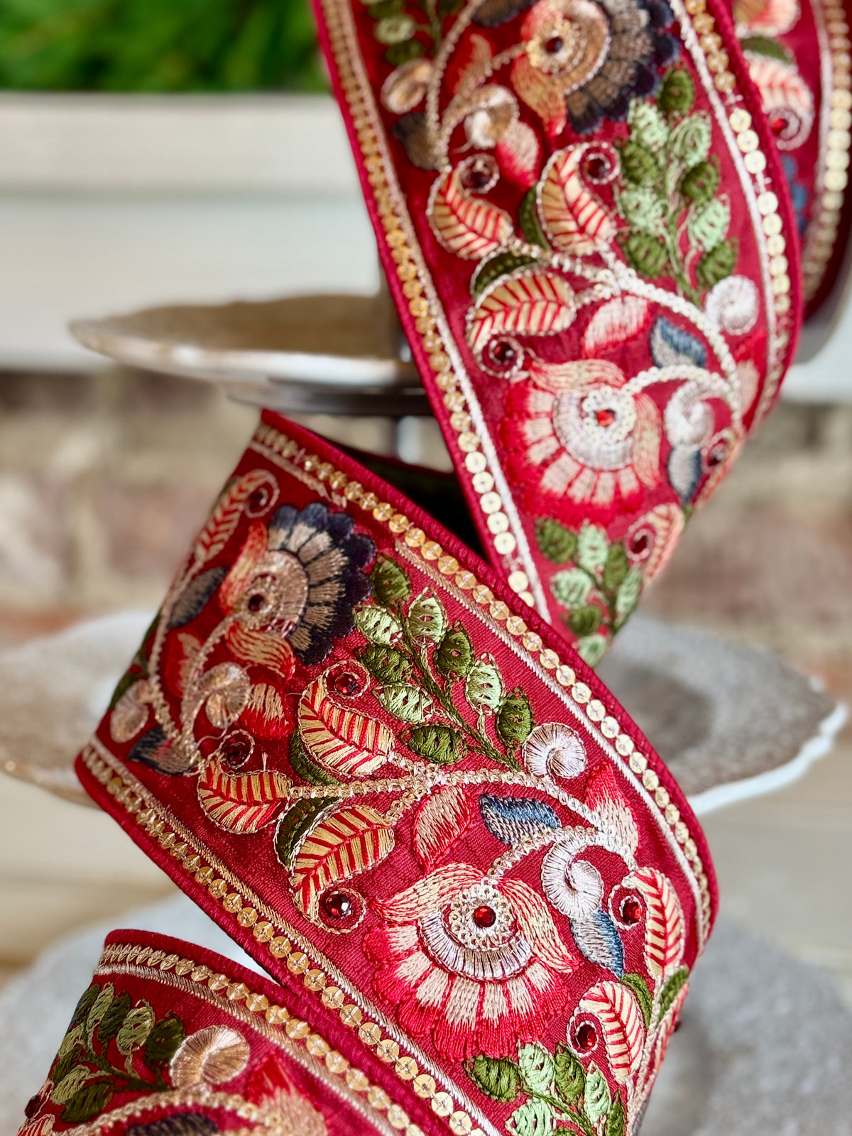4" FREYA FLOWER -SOLD BY THE YARD