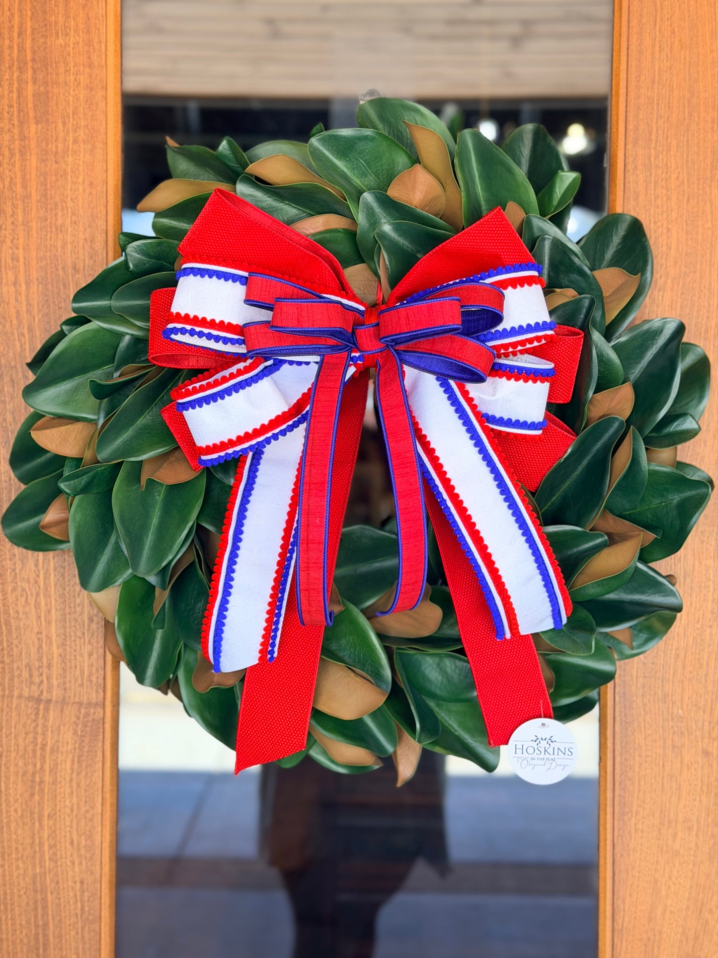 Patriotic Pompoms Bow