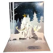 Midnight Tree Pop-up Greeting Card with Envelope