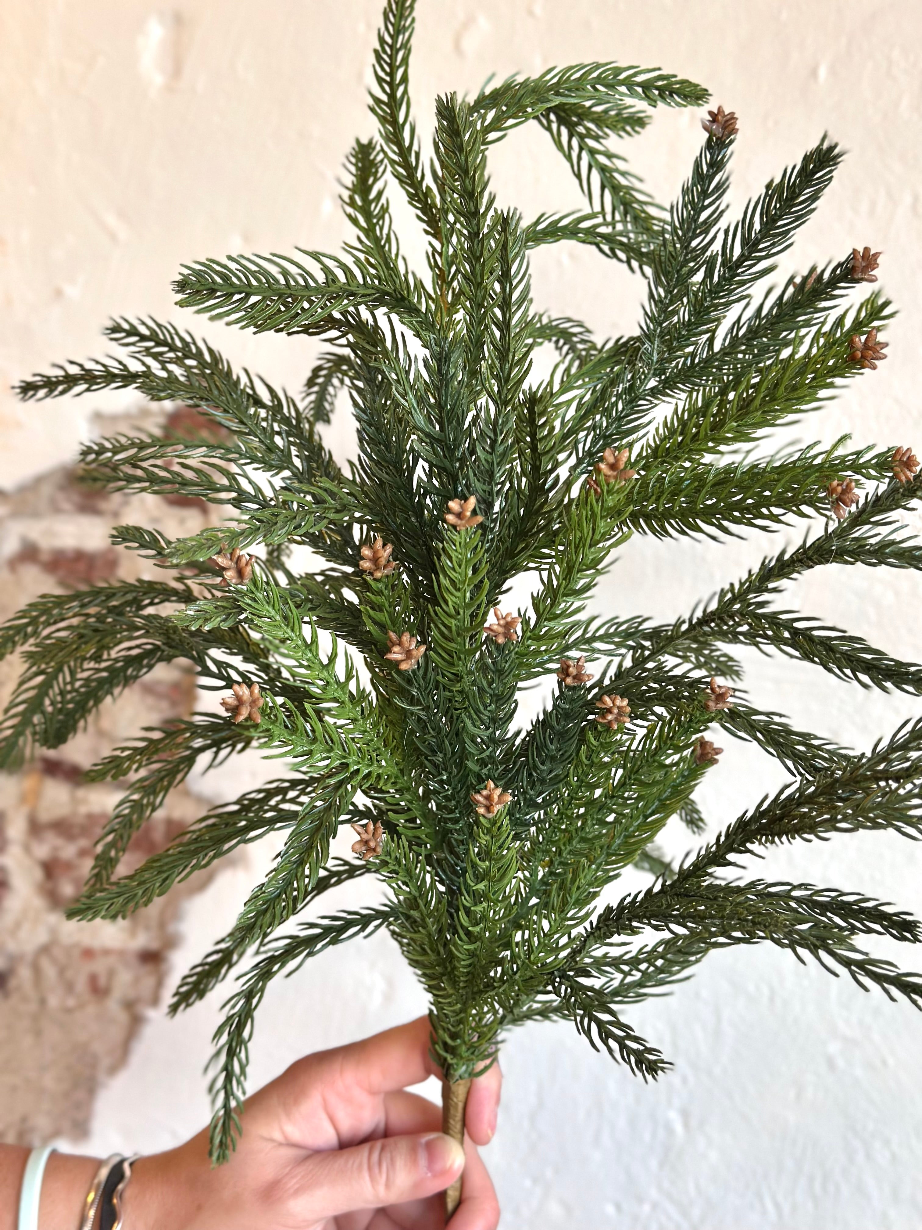 28” Natural Touch Hemlock Spray