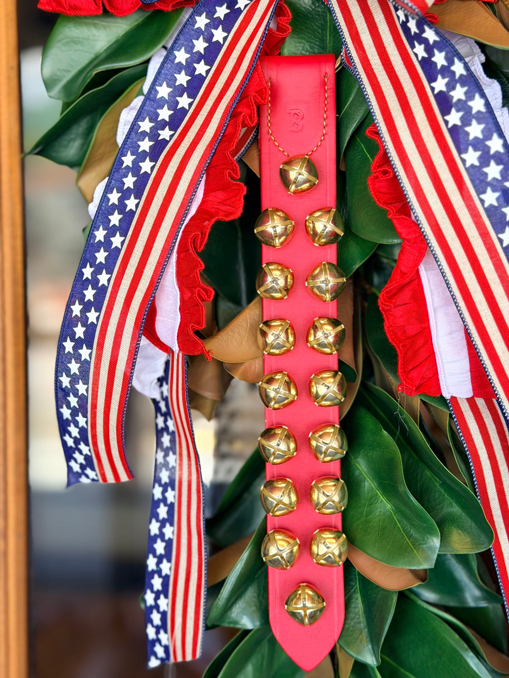 Star-Spangled Magnolia Swag with Bell Strap