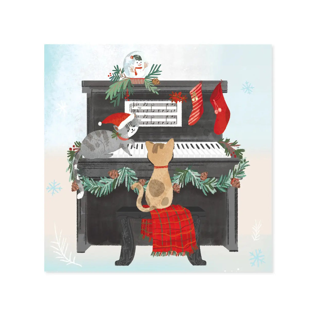 Piano Cats Pop-up Greeting Card with Envelope