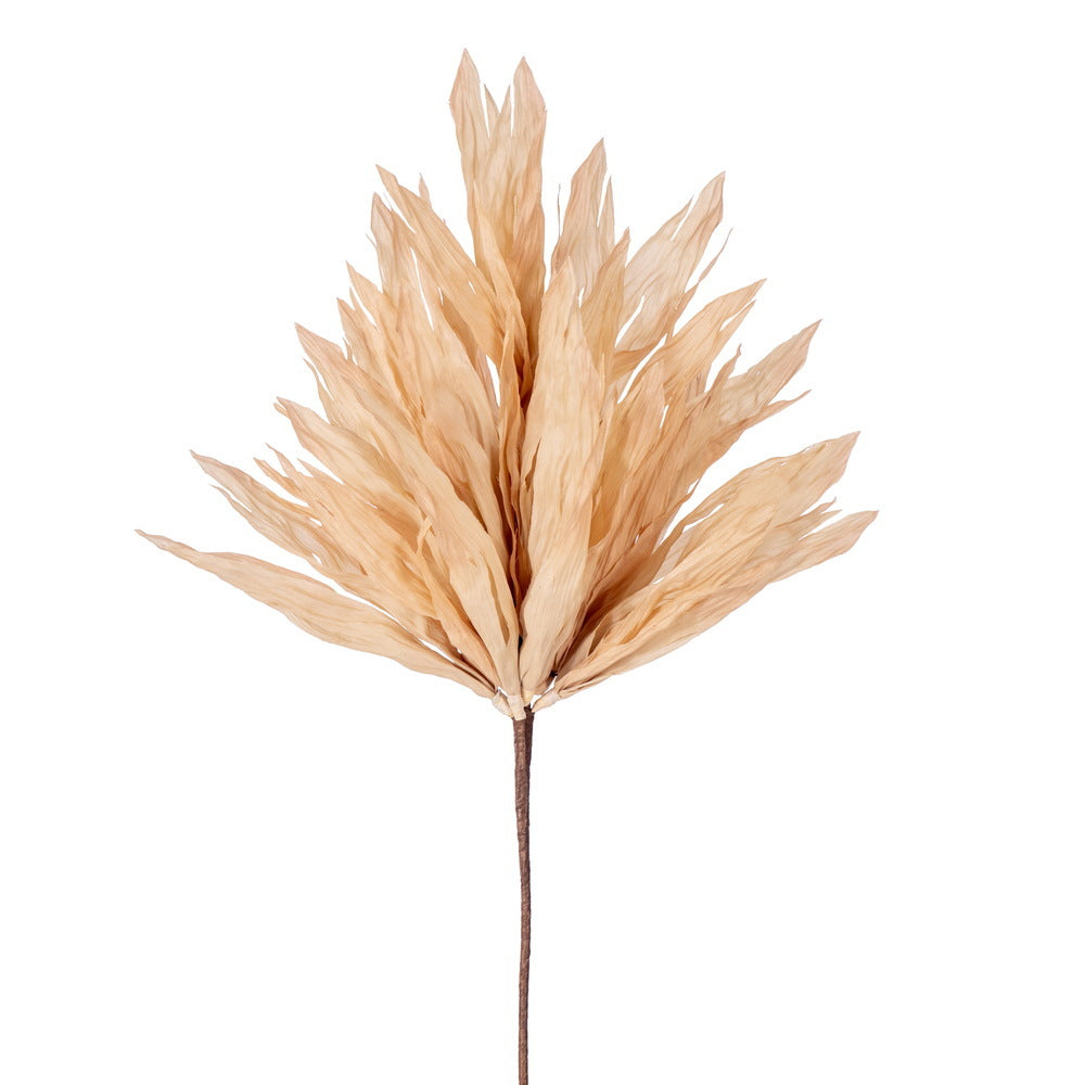 24” Cream Corn Husk Spray