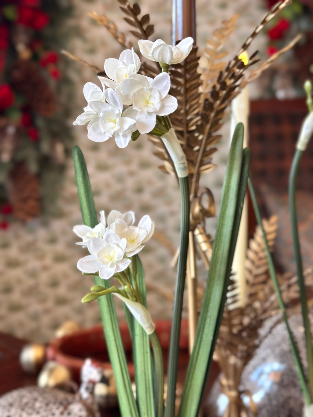 Paperwhite and Bulb Arrangement