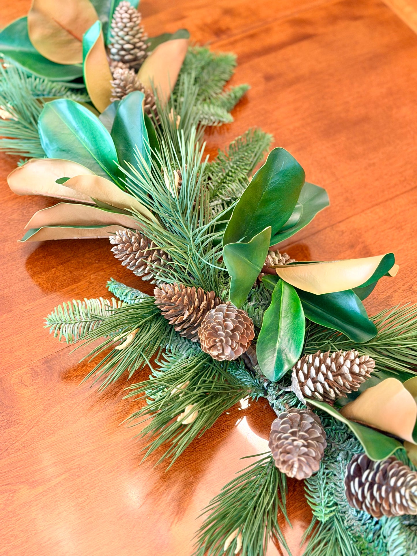 Deluxe Rockies & Pinecones Magnolia Centerpiece