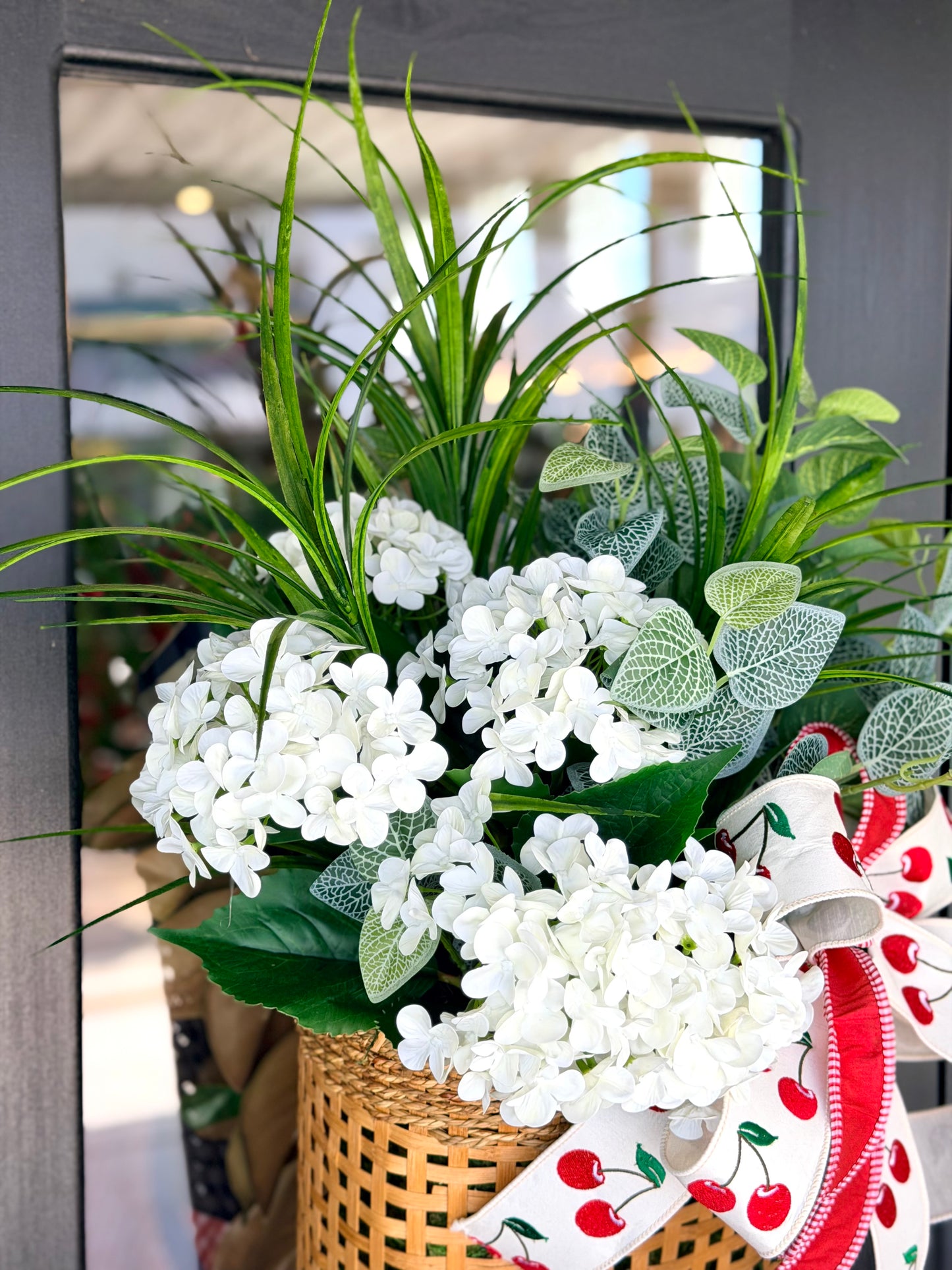 Cherry Pickin Hanging Basket