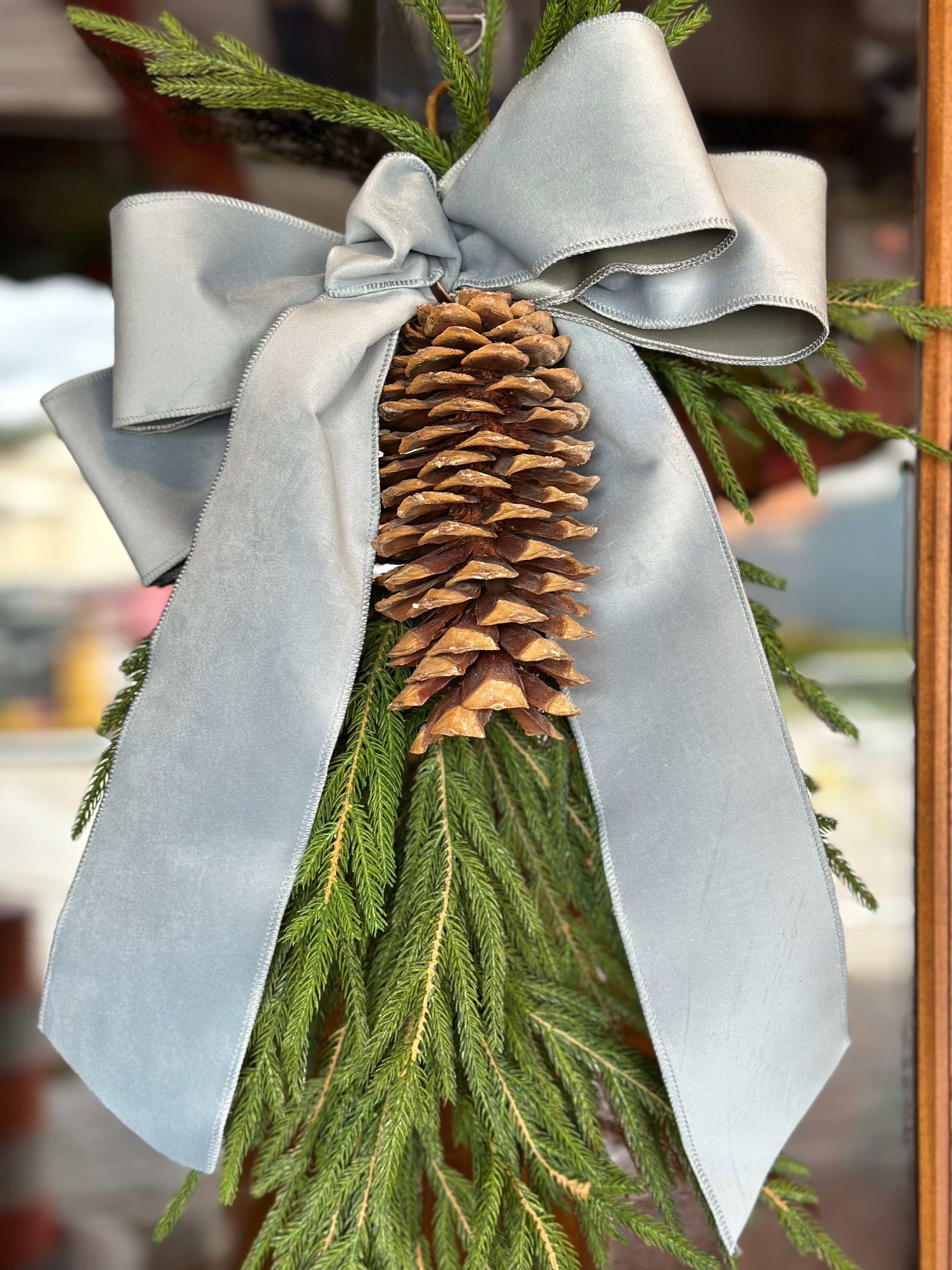 Austrian Pine Teardrop with Floppy Bow (COLOR OPTIONS)