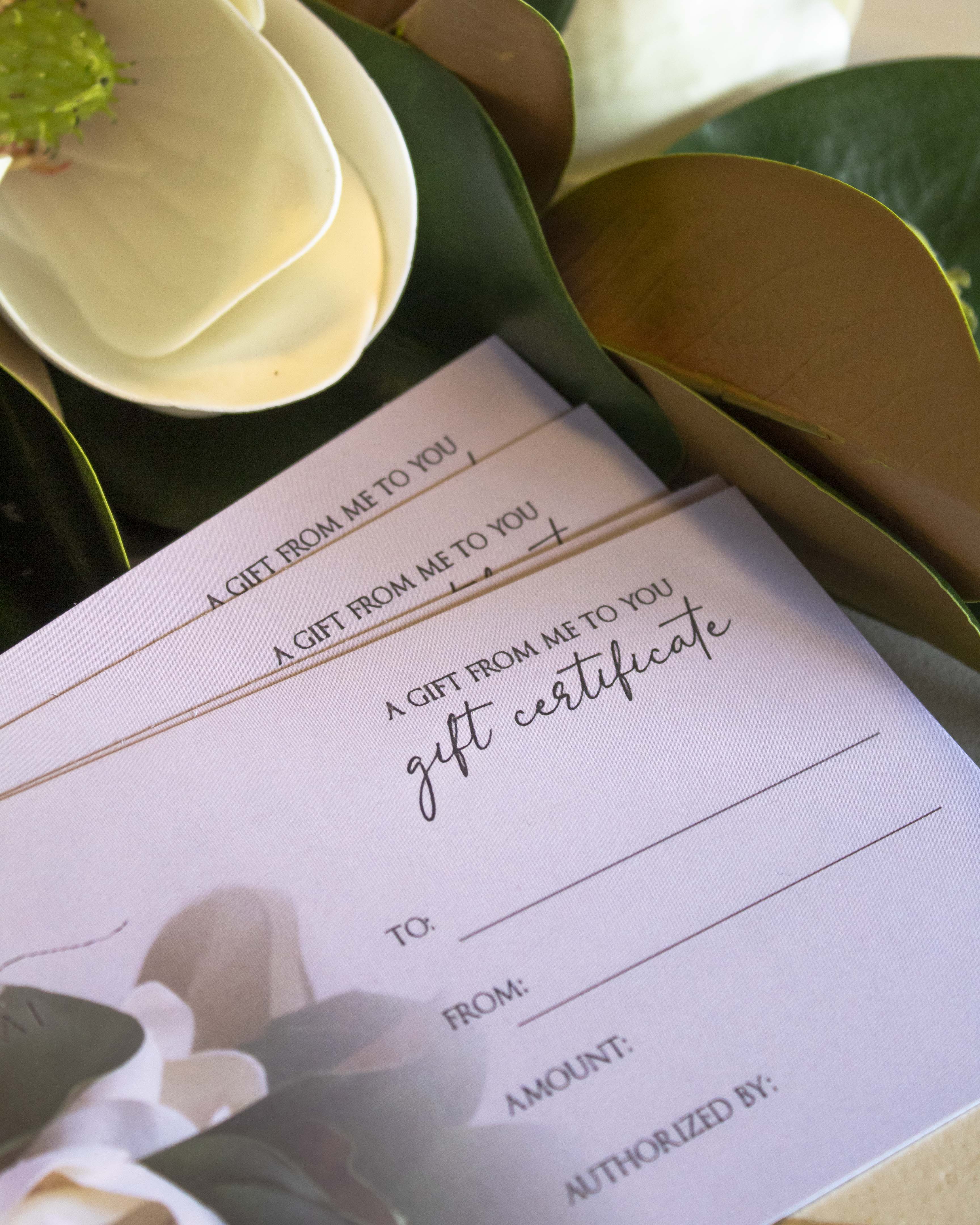 Gift Certificate