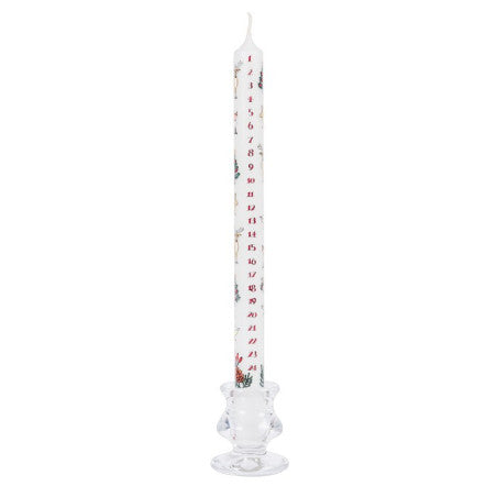 WINTER WILDLIFE ADVENT DINNER CANDLE
