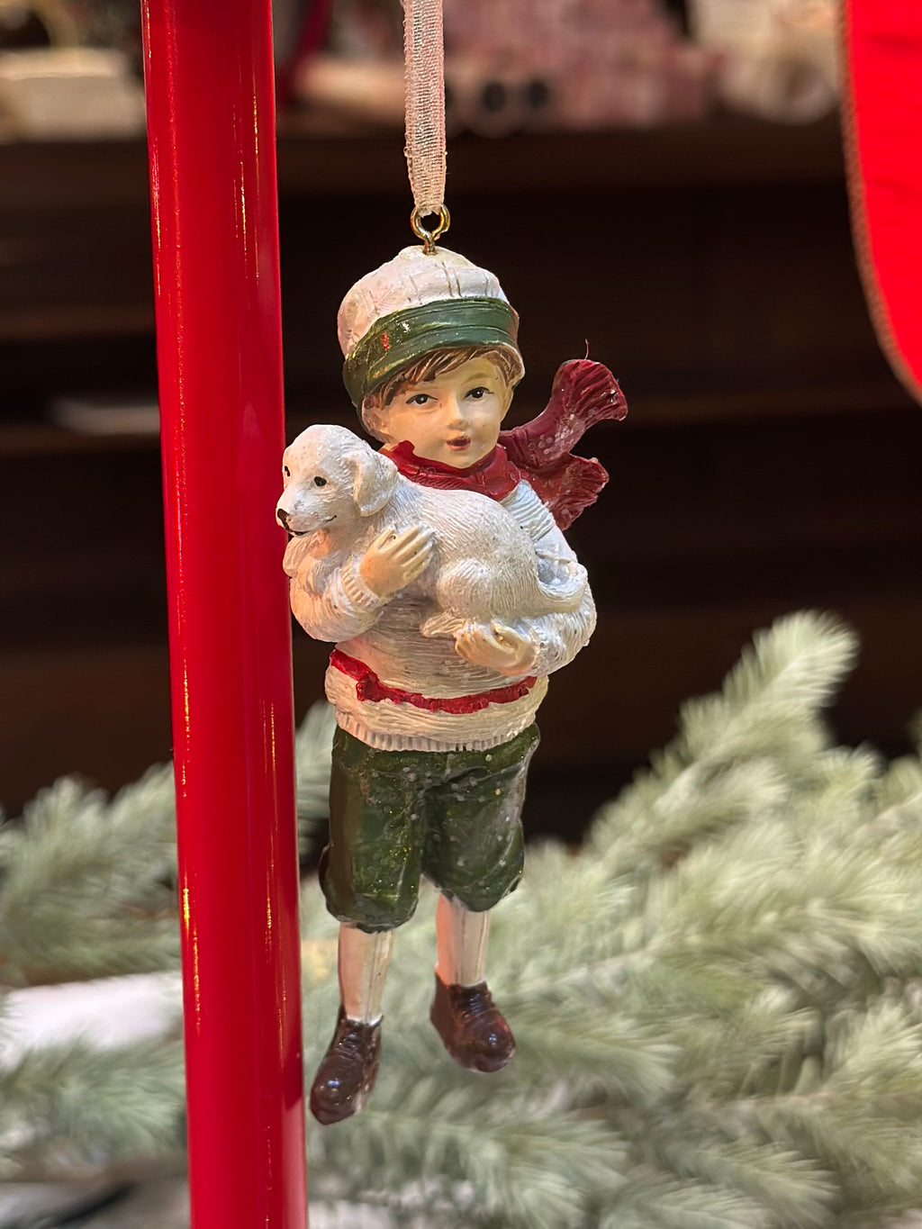 4.3" Vintage Child Ornament